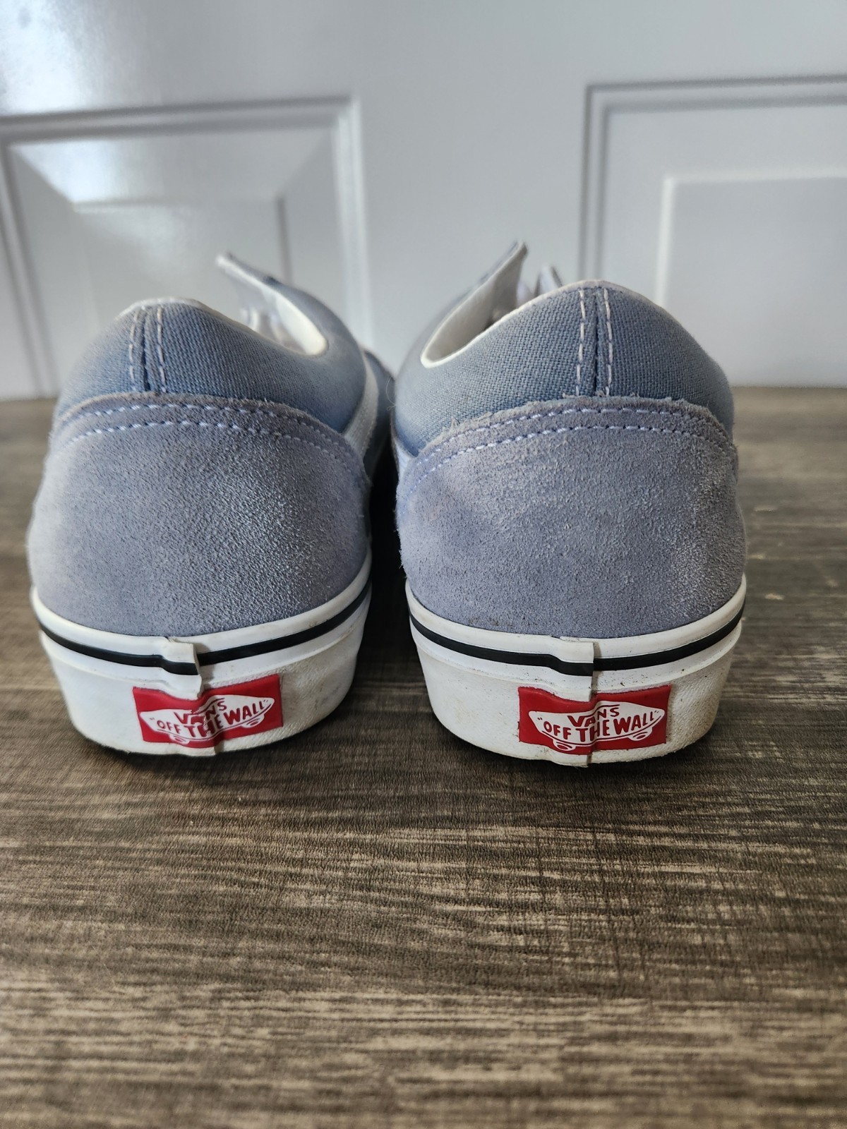 VANS Old Skool Stackform Suede Gray Platform 7213… - image 13