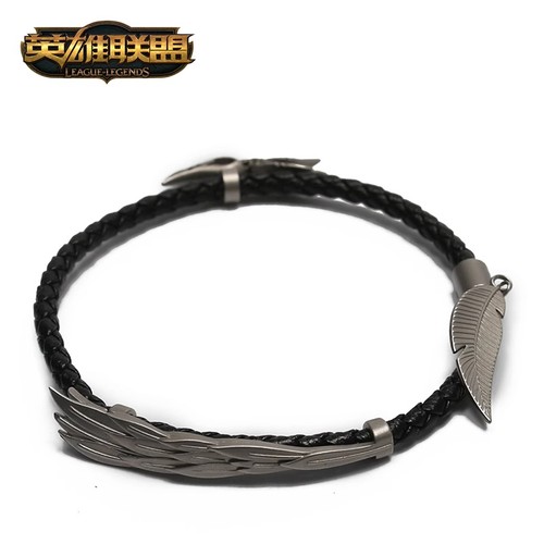 League of Legends Rakan Xayah Couple Bracelet 925 Silver Jewelry Boxed Cosplay - Picture 8 of 9
