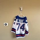 T.J. Oshie USA Hockey Jersey Autographed JSA Authenticated Original XL