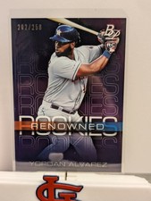 2020 Bowman Platinum - Wal-Mart Renowned Rookies Yordan Alvarez #RR-2 Purple...