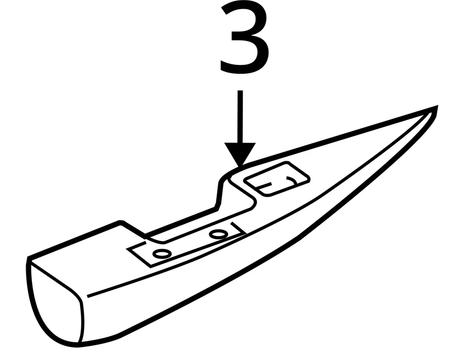 REPOSABRAZOS CHEVROLET TRAILBLAZER EXT 2005-2006 15109970 - NUEVO OEM Foto 3 de 3