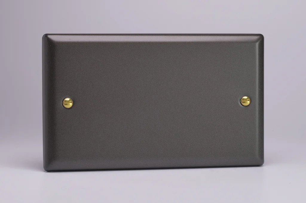 Blanking Plate Slate Double Vogue Varilight XYDB.SL