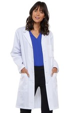 Cherokee Professionals Men  Women Scrubs Lab Coats 40" 1346 Large White