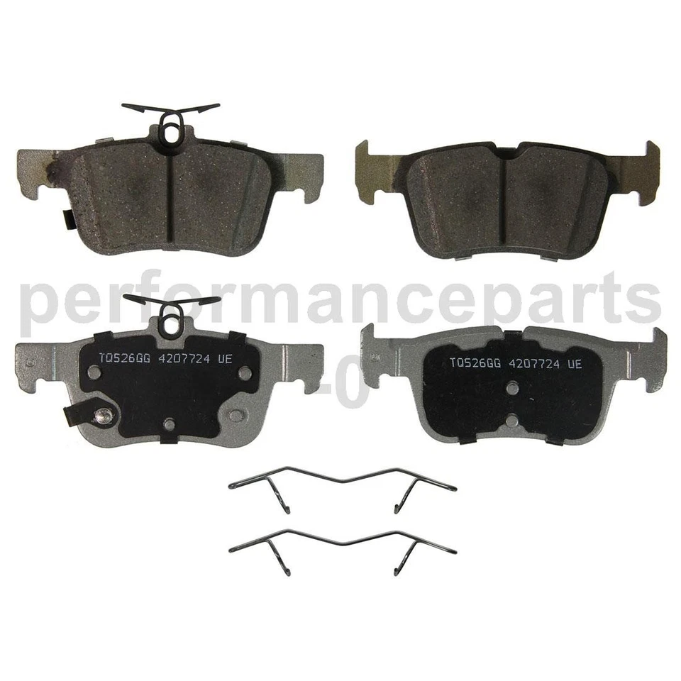 Rear Disc Brake Pad Set Disc Brake Rotor for Ford Fusion 2014-2018 - Image 2 of 4