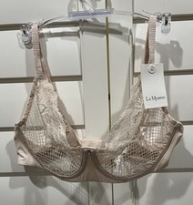 Le Mystere Soft Shell Lace Allure Unlined Underwire Bra Style 8246 32 DDD/F 58