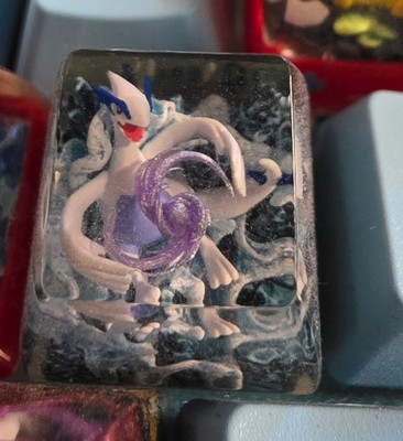 Pokemon Keycap Lugia Artisan handmade