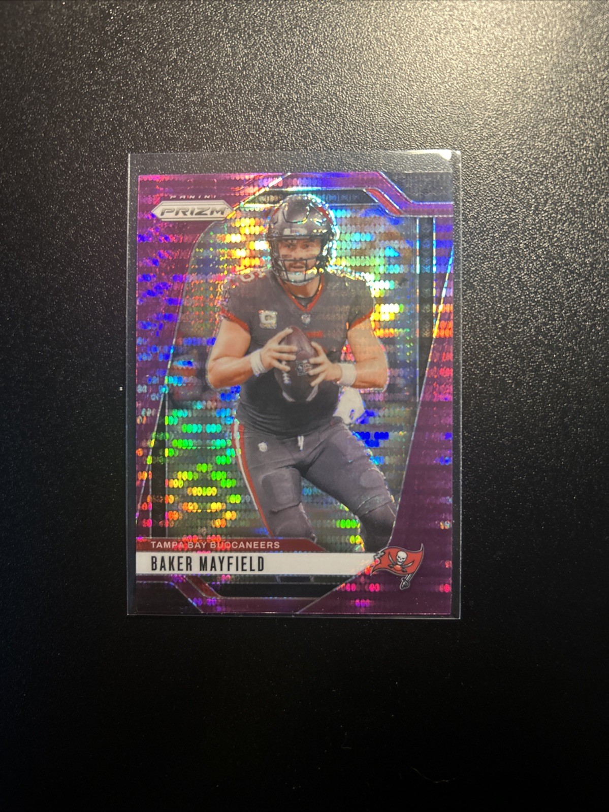 2024 Panini Prizm - Baker Mayfield - Purple Pulsar Prizm #268