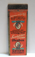 Jacob Ruppert Beer Brewery New York City Matchbook Cover Steuben Traven NYC Vtg