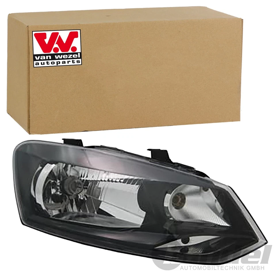 VAN WEZEL H4 SCHEINWERFER RECHTS passend für VW POLO