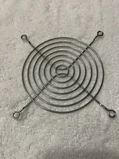 1 Chrome Computer PC Fan Grill Mounting Protector Finger Guard 4” Chrome USA