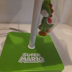 Super Mario Yoshi Egg Green Table Lamp Pull Chain Light ~ NEW NES SNES Switch 