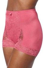 Rhonda Shear Women's Pin-Up Panty w/ Lace Detail Fuchsia