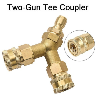 #ad #ad 3 8quot; Fitting High Pressure Washer Tee Splitter Coupler 5000PSI Three way Joint ≠ $75.26