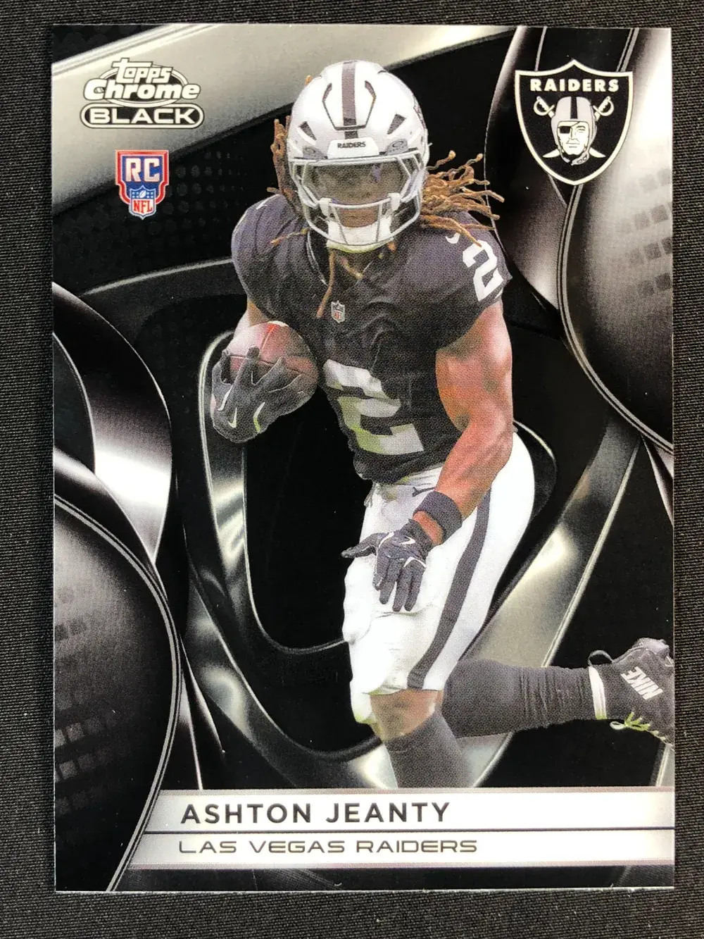 Ashton Jeanty Topps Chrome Black #125 Base