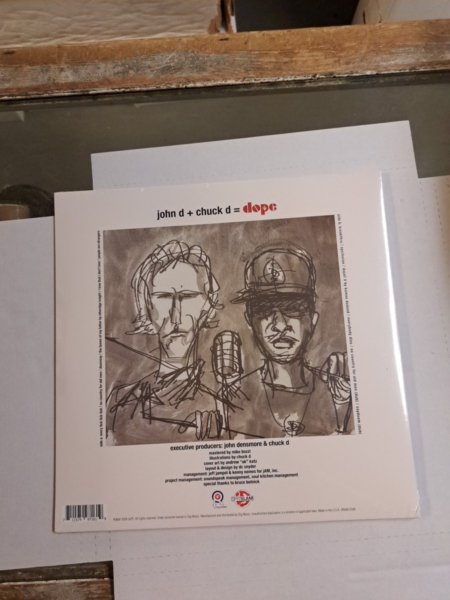 DOPE No Country for Old Men RSD 2026 LP John Densmore & Chuck D