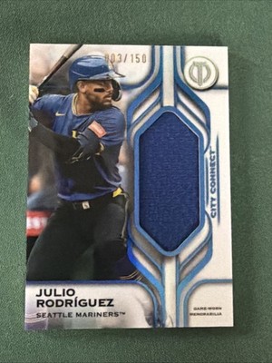2026 Topps Tribute Julio Rodriguez Game Worn Jersey Relic 003/150
