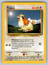 Pidgey 57/102 Base Set Common