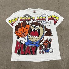 Vintage Taz Basketball Looney Tunes AOP T-Shirt
