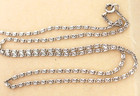 Antique Vintage Sterling Silver 925 Scroll Chain Necklace 18"; 3.6 g — photo 4