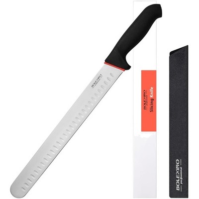 12-Inch Carving Knife: Sharp Stainless Steel Ham Slicer