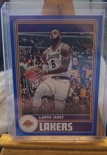 2023-24 Panini NBA Hoops - Hoops Tribute LeBron James #290 Blue