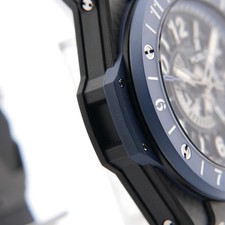 HUBLOT Big Bang Unico GMT Carbon Blue Ceramic 471.QL.7127.RX Box/Paper 24