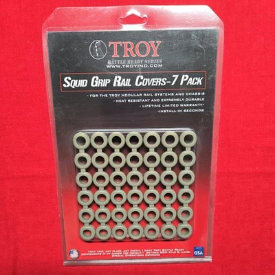 New TROY Industries Squidgrip Squid Grips 7 pack FDE
