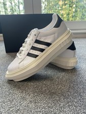 adidas Superstar x Beyoncé White/Black Low Top Lace-Up Trainers UK 7.5 EU 41 1/3