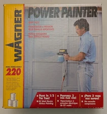 Wagner Power Painter Sprayer Model 220 Kit Heavy Duty UNTESTED AS IS