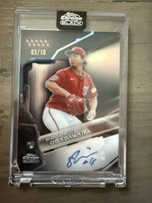 2026 Topps Black Shinnosuke Ogasawara RC Auto /10 SSP RARE Rookie Rose Gold