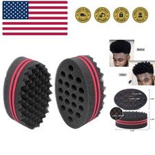 Magic Barber Sponge Brush for Waves, Dreadlocks, Coils, and Afro Curls - Hair...