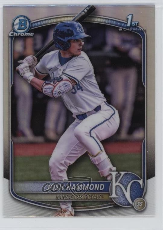 2025 Bowman Draft Chrome Refractor Josh Hammond #BDC-185 0lj0
