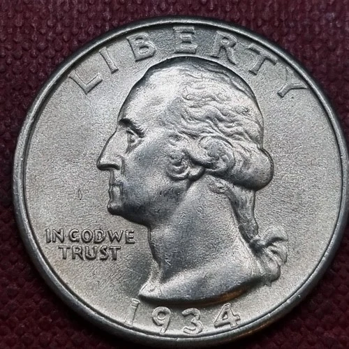 1934 Washington Quarter 25c BU #98279