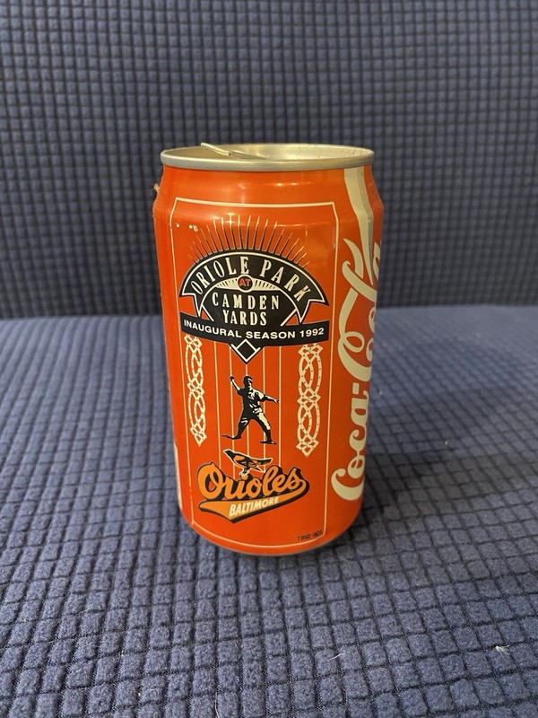 Baltimore Orioles Inaugural Season 1992 Coca-Cola Can