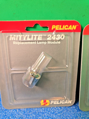 Pelican Mitylite 2420 + 2430 Flashlight Xenon Replacement Lamps