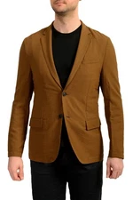 Hugo Boss Men's "Naden-N" Slim Fit Plaid Sport Coat Blazer US 38R IT 48R