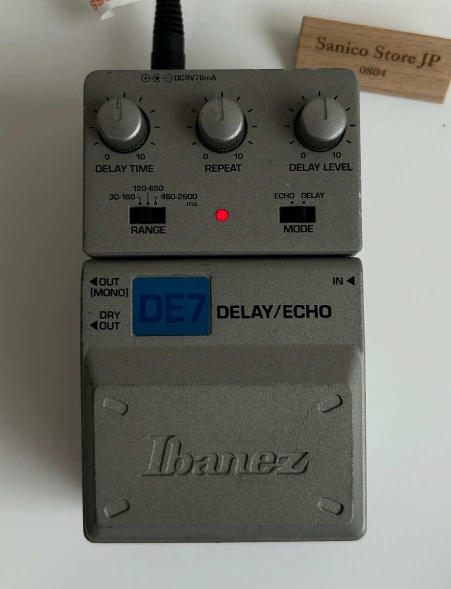 (廃盤) 送料込み Ibanez DE7 ディレイ エコー vintage Ibanez DE7 Stereo Delay/Echo Tone-Lok Series