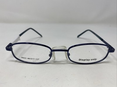 Smart Eyewear K023 COL.01 46-17-127 Navy Blue Full Rim Eyeglasses Frame 391I