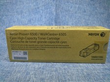 GENUINE XEROX 106R01594 PHASER 6500 WC 6505 CYAN HIGH CAPACITY TONER CARTRIDGE