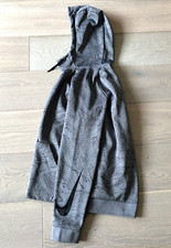 Nike Boys Size S Hoodie Grey Dri-Fit Pullover Sweatshirt Athletic Sportswear