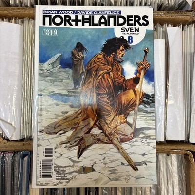 Northlanders #8 2008 Vertigo Sent In A Cardboard Mailer