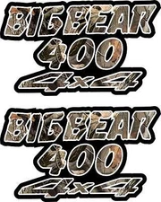 Big Bear 400 4x4 Camo Gas Tank Graphics Decal Sticker Atv Quad 4wd 500