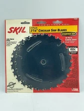Skil Saw 2 Pack 7-1/4" Circular Saw Blades 18 Teeth Carbide Tipped - USA - NOS