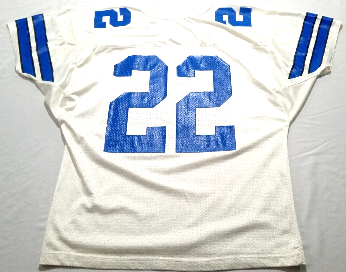 Vintage Dallas Cowboys Jersey Men's XL White NFL #22 Wilson Flaws