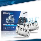 Pair Rear Brake Calipers w/ Brackets for 2008 - 2012 Ford F-350 F-250 Super Duty