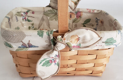 Longaberger Basket with Liner and Protector Mother's Day Basket