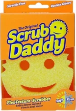 The Original Scrub Daddy - Multipurpose Cleaning Sponge - Soft in Warm Water, Fi