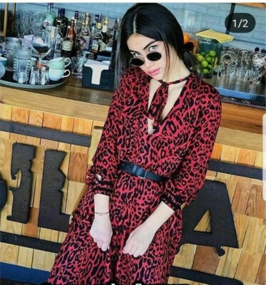 black and red leopard print dress Jennifer Red Leopard Print Cut Out Maxi Dress