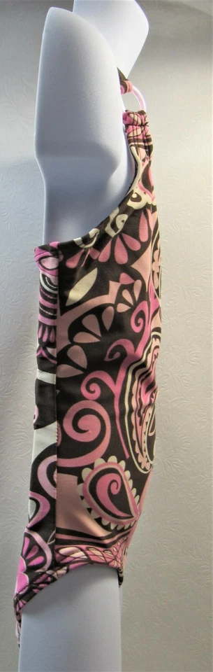 Swimsuit Circo One-Piece Girl's Size XS Paisley Pink & Brown - Image 4 of 4