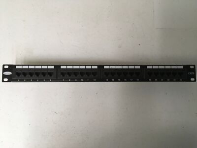 Belkin 24 RJ45 ports Cat5 Patch Panel 1R72 T569A&B wiring